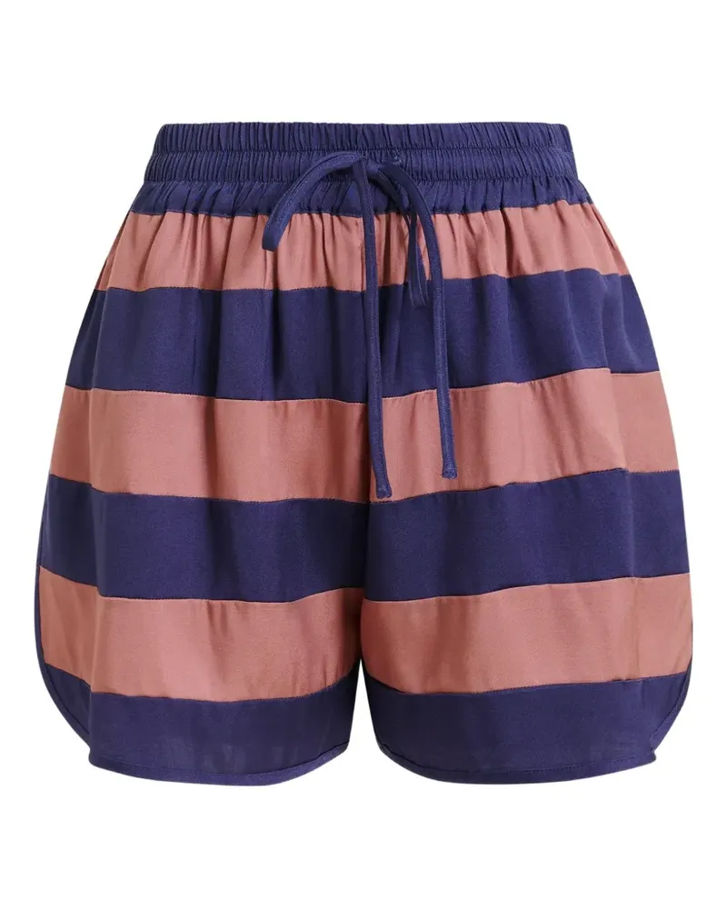 Essentiel Jalana striped drawstring shorts - Violett Violett