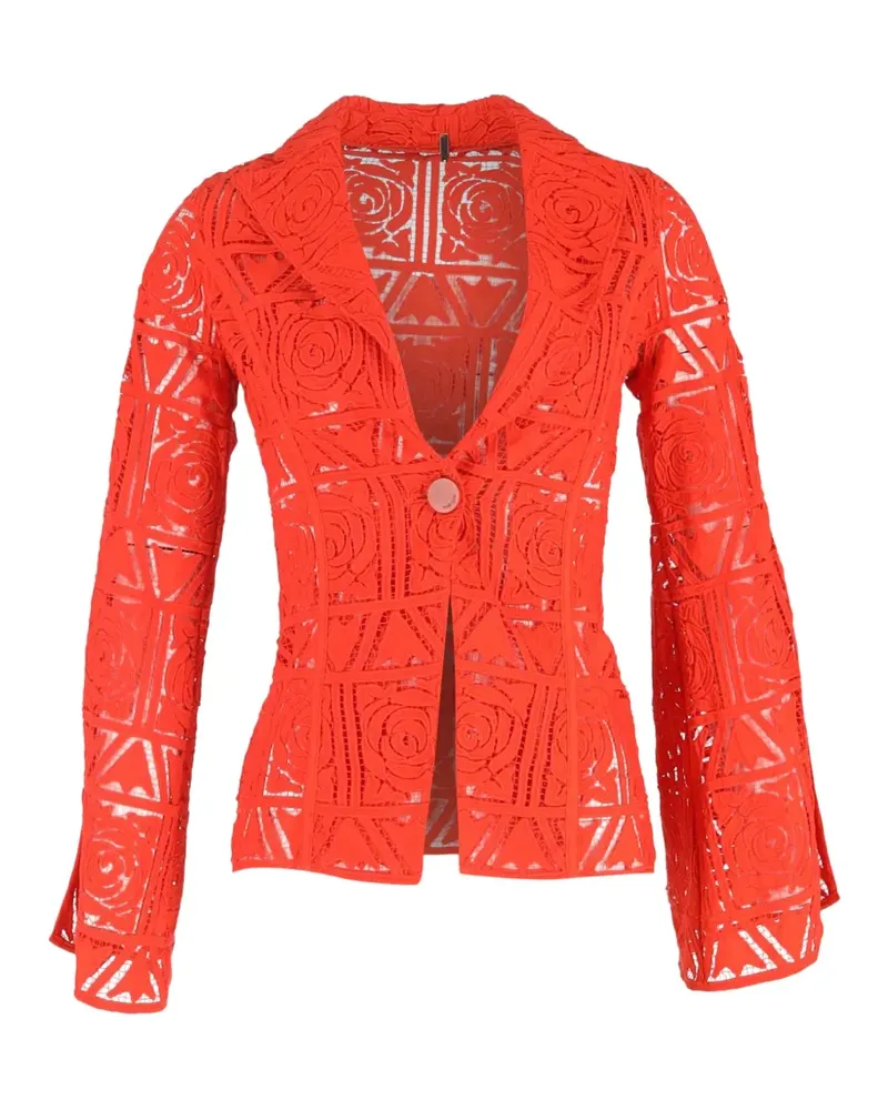 Cult Gaia floral lace jacket - Orange Orange