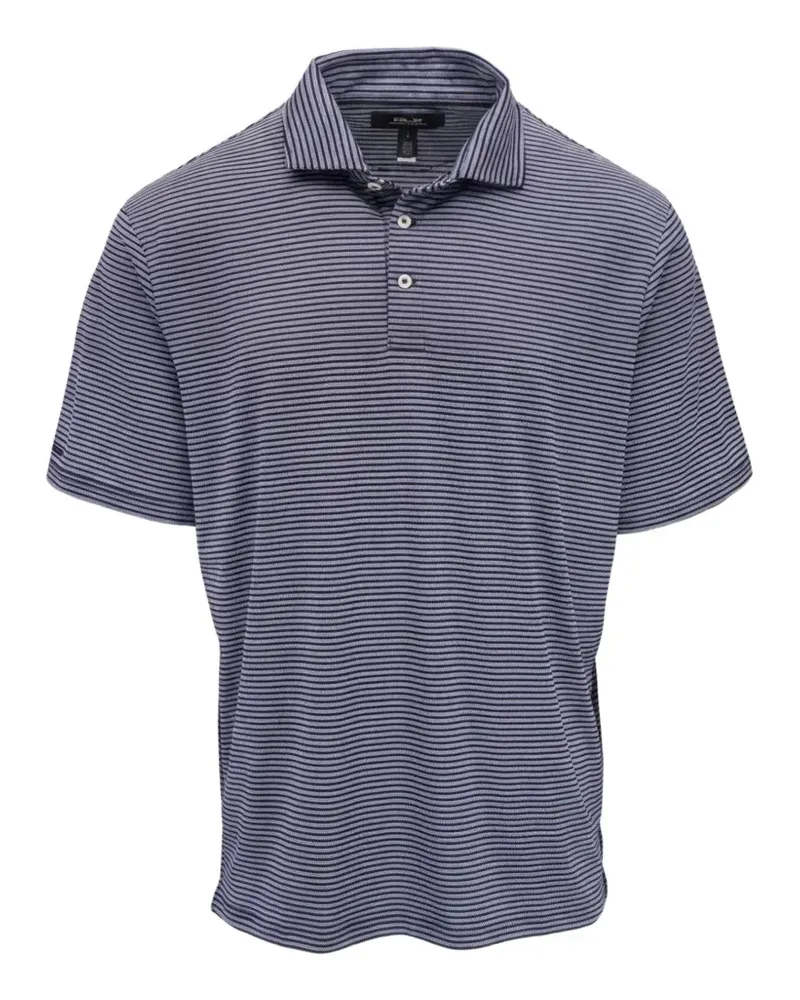 Ralph Lauren striped jersey polo shirt - Blau Blau