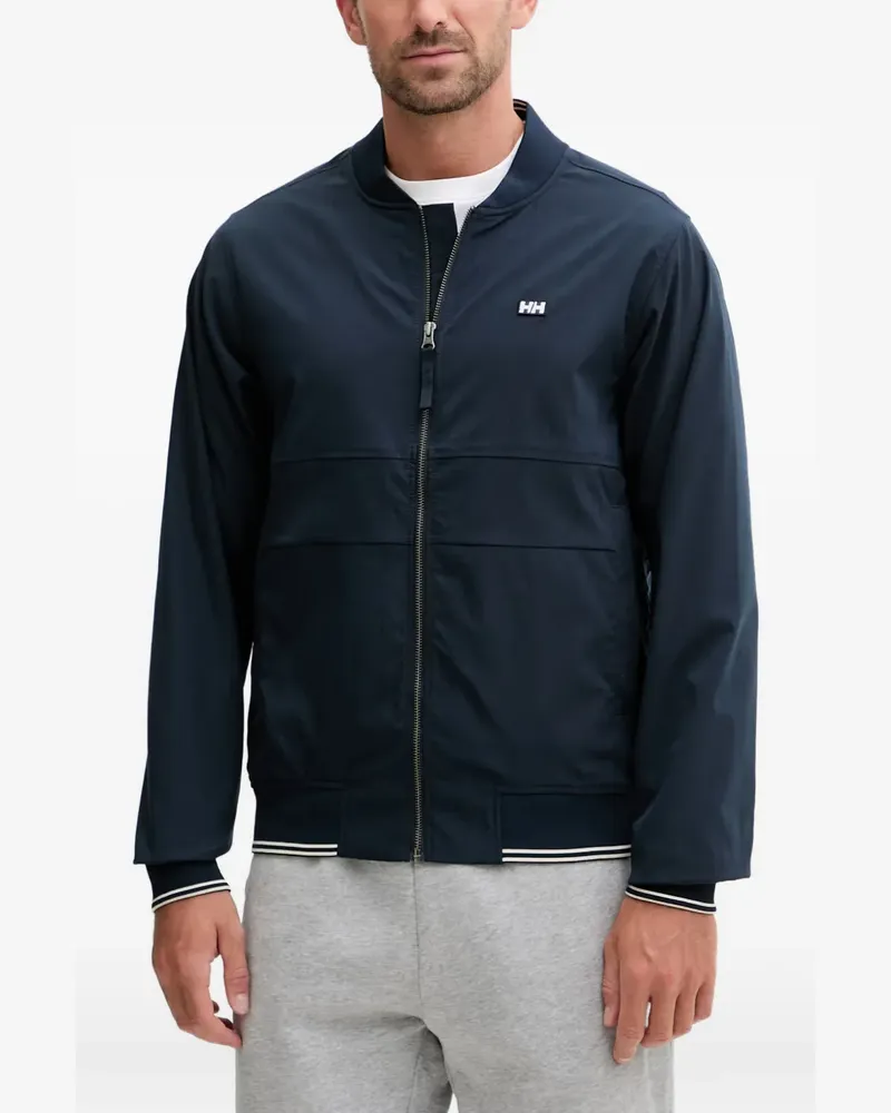 Helly Hansen Bomberjacke mit Logo-Patch - Blau Blau