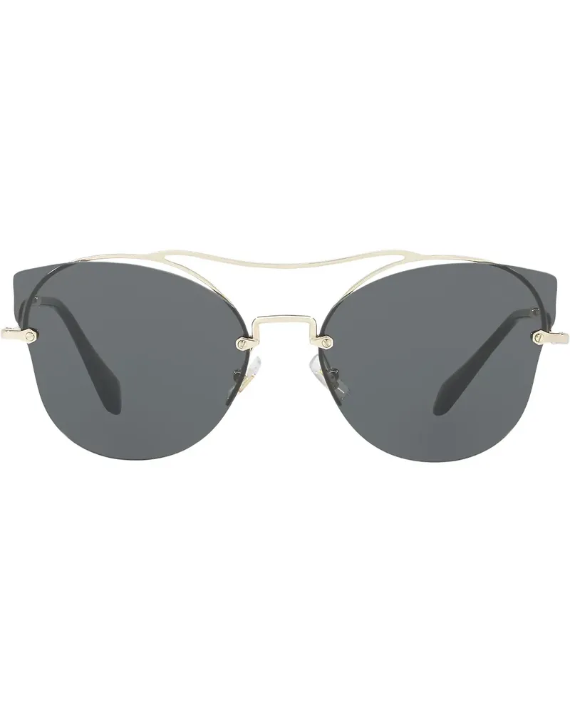 Miu Miu Scenique' Sonnenbrille - Schwarz Schwarz
