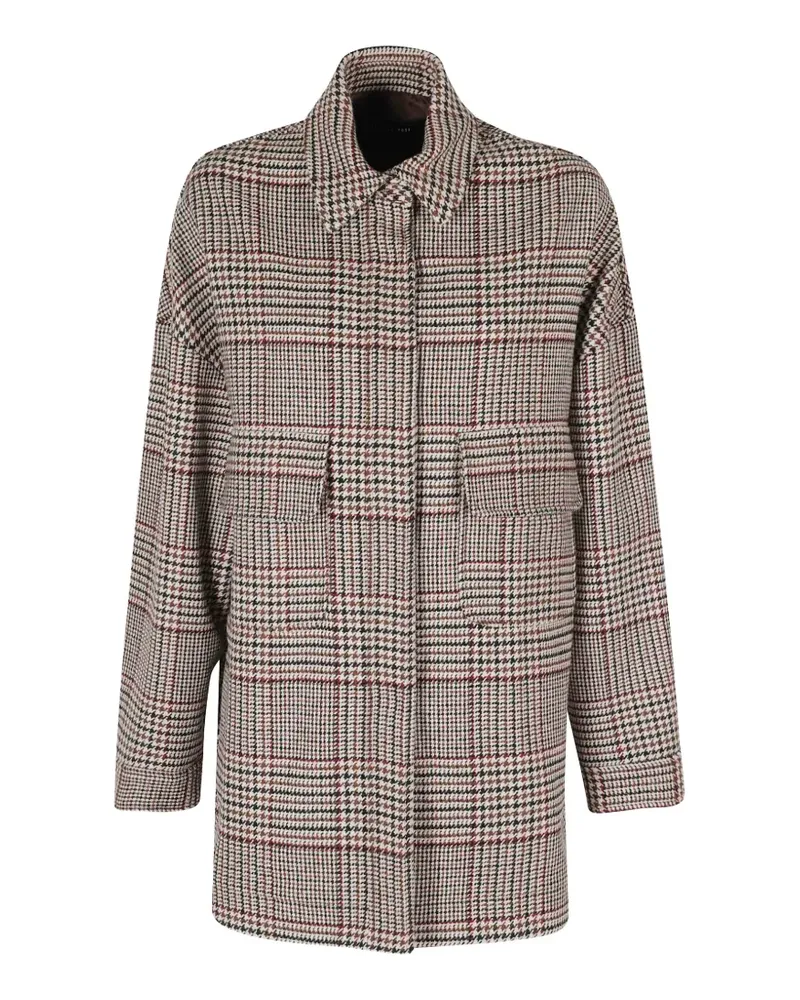 Federica Tosi Jacke mit Prince-of-Wales-Karo - Braun Braun