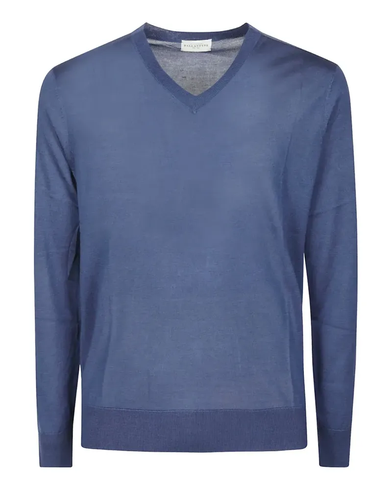 Ballantyne Pullover mit V-Ausschnitt - Blau Blau