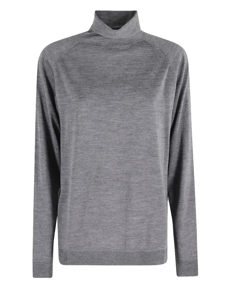 Department 5 Yugo Rollkragenpullover mit Schlitz - Grau Grau