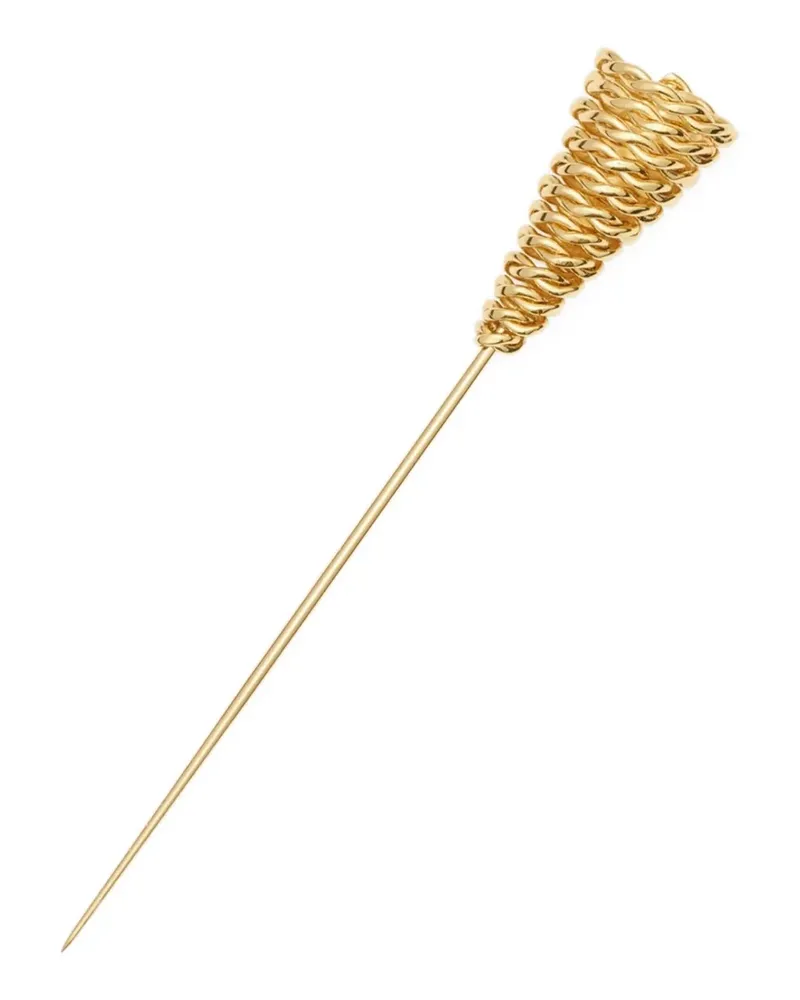 Tory Burch Haarschmuck mit Wabenmuster - Gold Gold