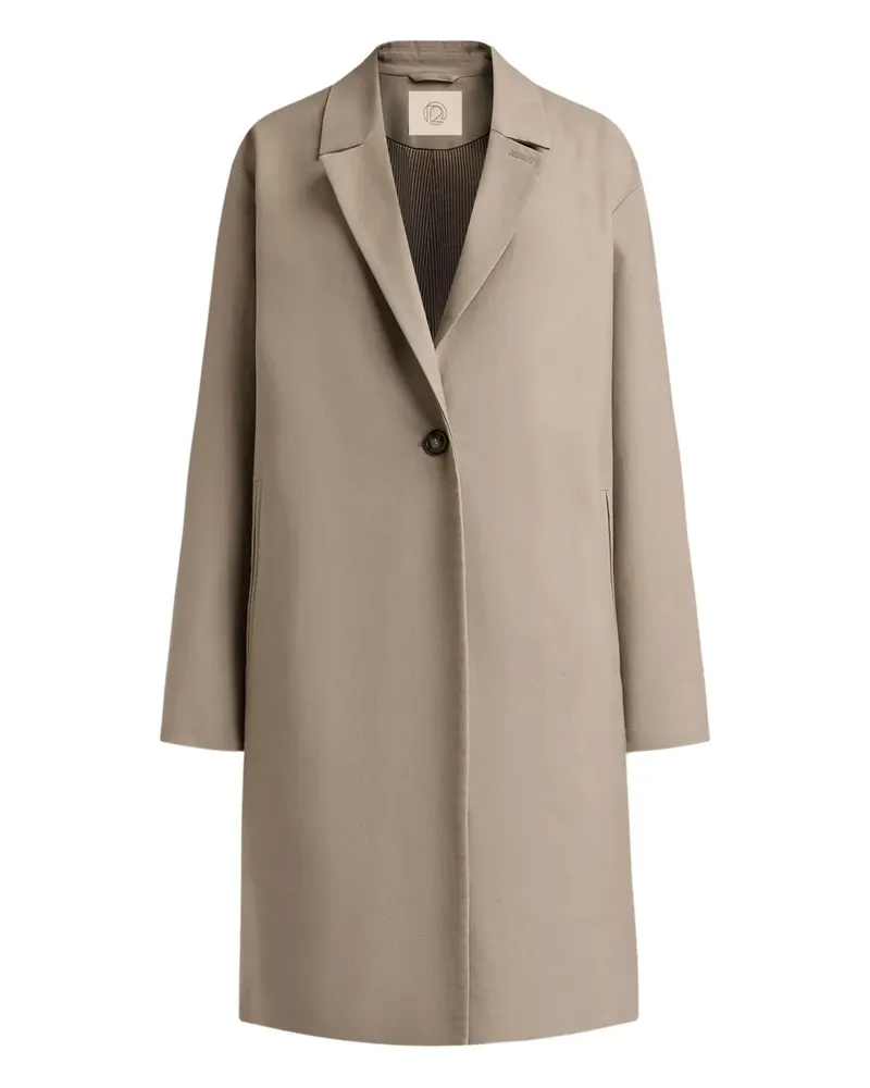 12 STOREEZ Einreihiger Mantel - Nude Nude