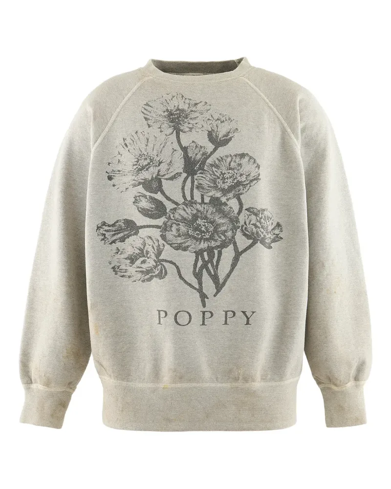 SAINT MXXXXXX flower-print sweatshirt - Grau Grau