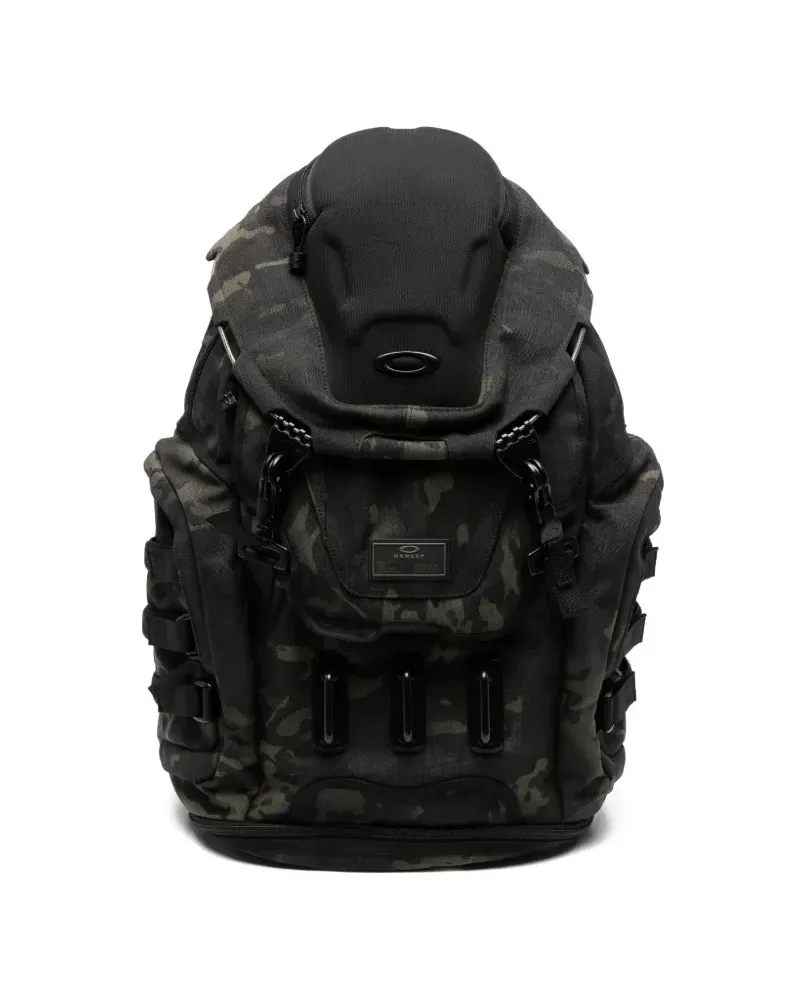Oakley camouflage-print multi-pocket backpack - Schwarz Schwarz