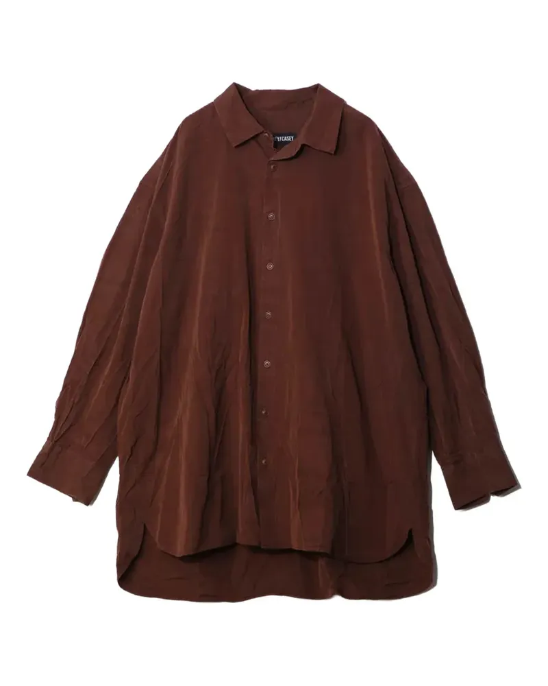Casey Casey Langärmeliges Hemd - Braun Braun