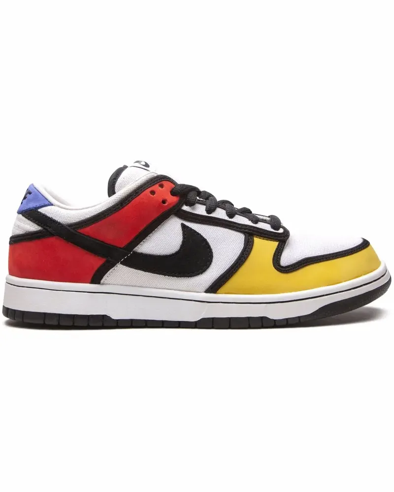 Nike Dunk Low Pro SB Piet Mondrian Sneakers - Weiß Weiß