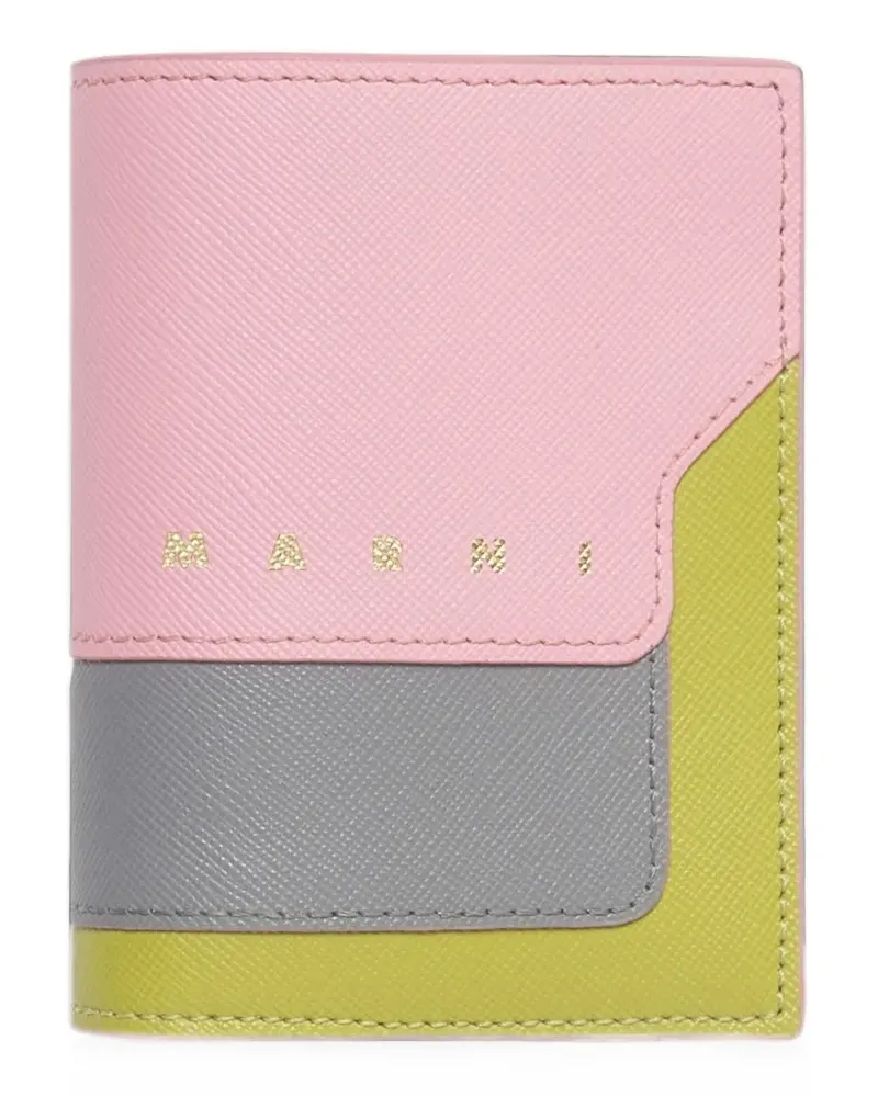 Marni Portemonnaie aus Saffiano-Leder - Rosa Rosa
