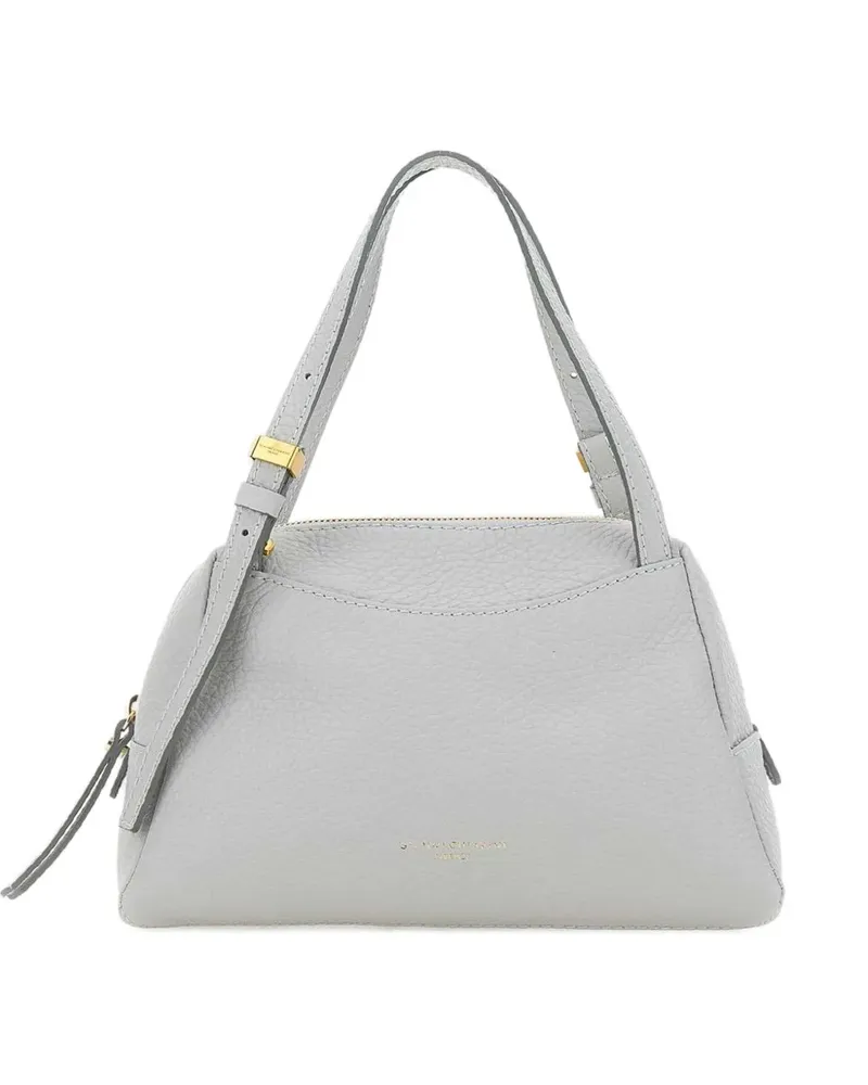 Gianni Chiarini Reißverschluss-Schultertasche mit Henkel - Grau Grau