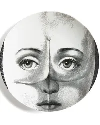 Fornasetti Tema e Variazioni n.304 Wandteller Weiß