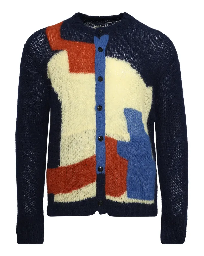 BODE Chapeau graphic cardigan - Blau Blau