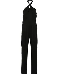 Golden Goose One-Shoulder-Jumpsuit aus Wolle Schwarz