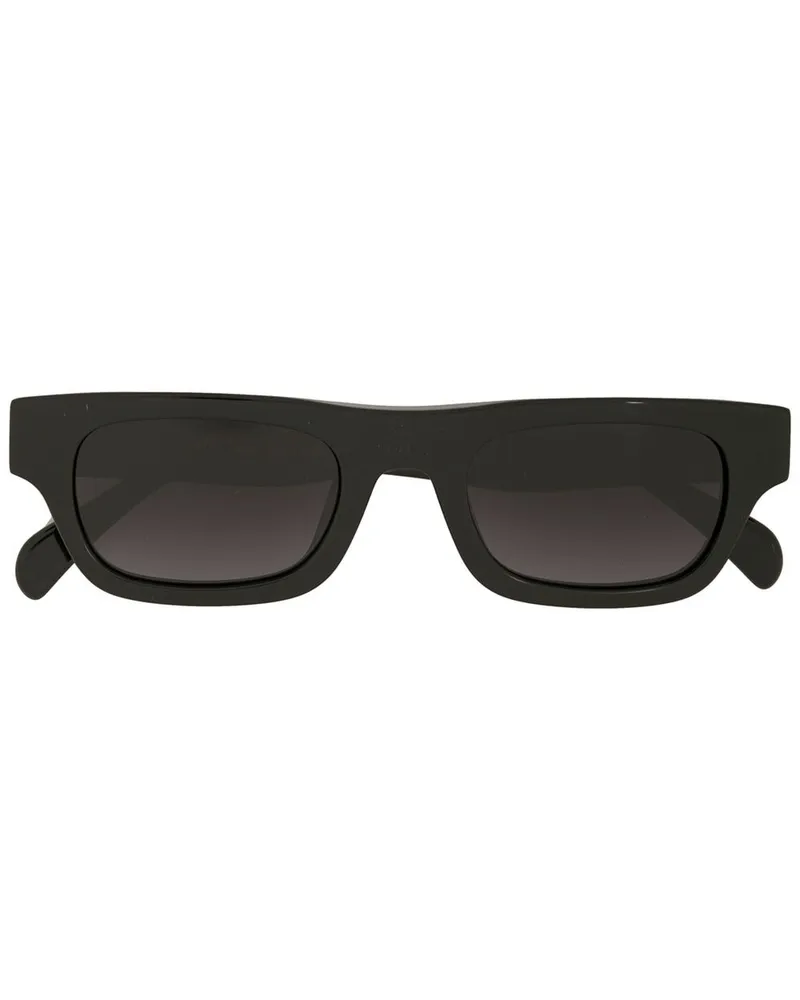 Anine Bing Eckige Otis Sonnenbrille - Schwarz Schwarz