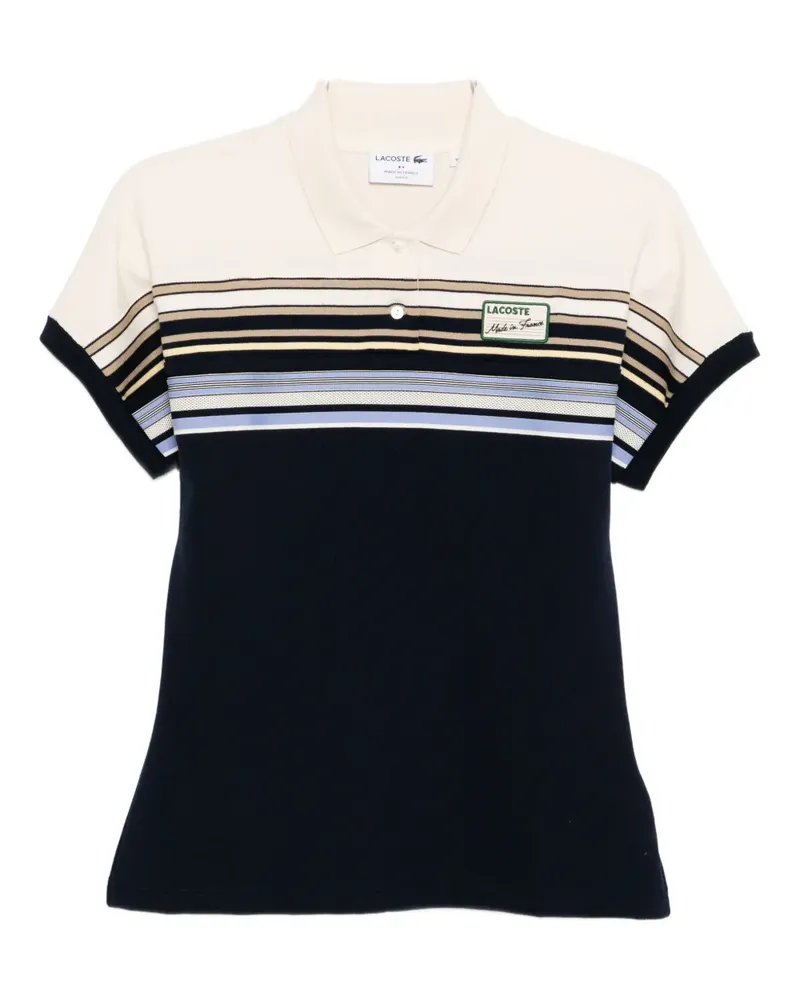 Lacoste striped polo shirt - Blau Blau