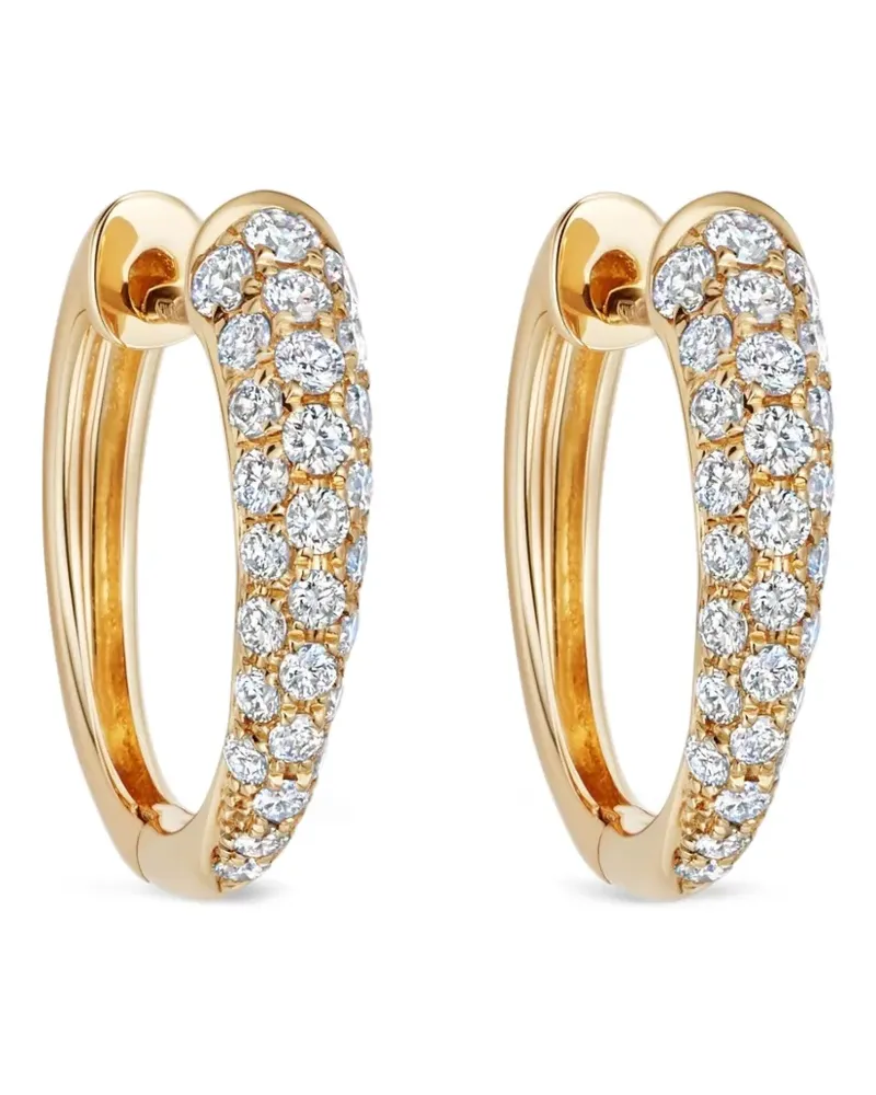 Kiki McDonough 18kt Kiki Gelbgoldohrringe mit Diamanten Gold