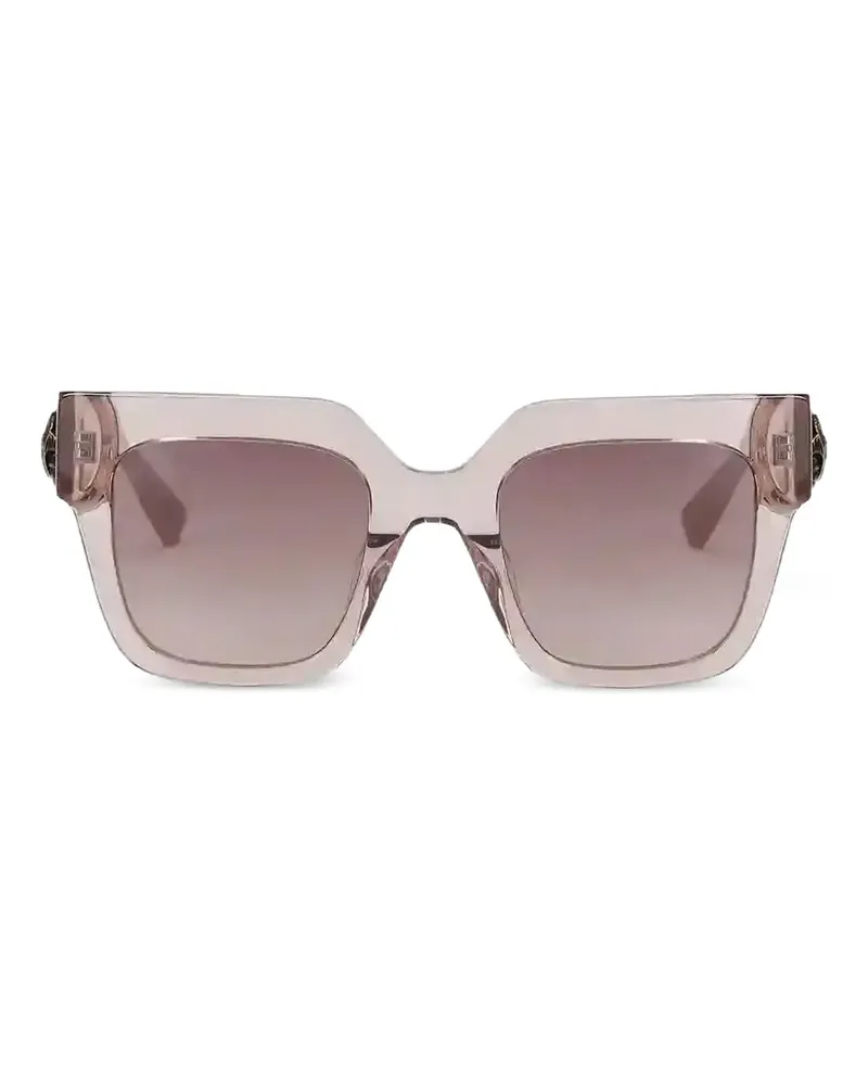 Kurt Geiger Eckige Sonnenbrille mit Adleranhänger - Rosa Rosa