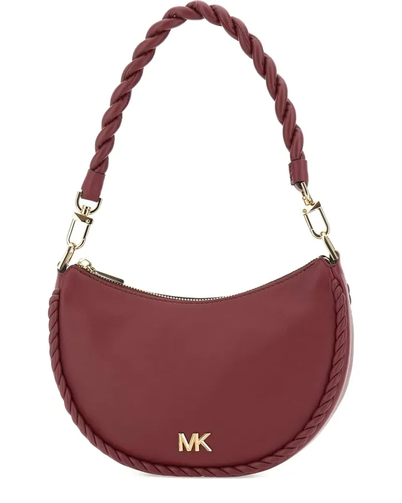 Michael Kors Kleine Kyla Crescent Schultertasche mit Flechtgriff - Rot Rot