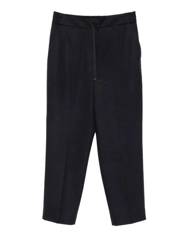 CIRCOLO 1901 Cropped-Hose mit Kordelzug - Schwarz Schwarz