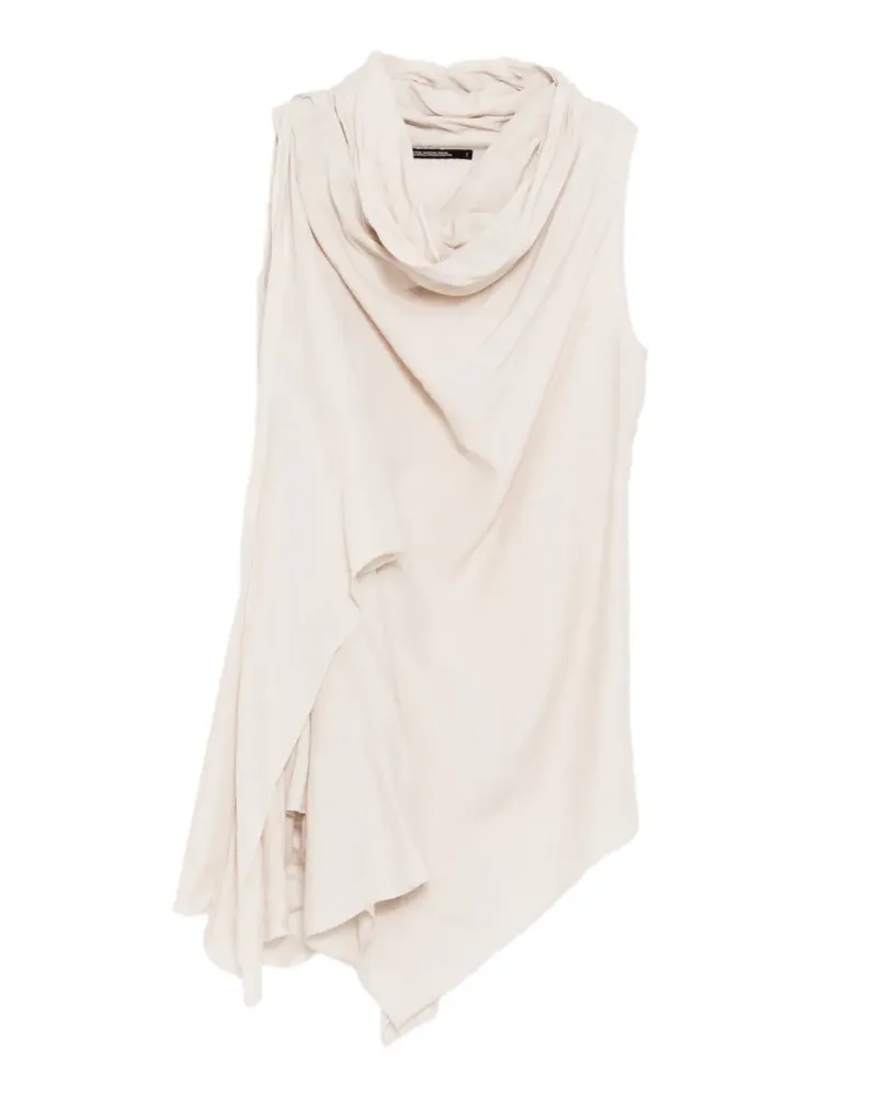 Julius Drapierte Kapuzenweste - Nude Nude