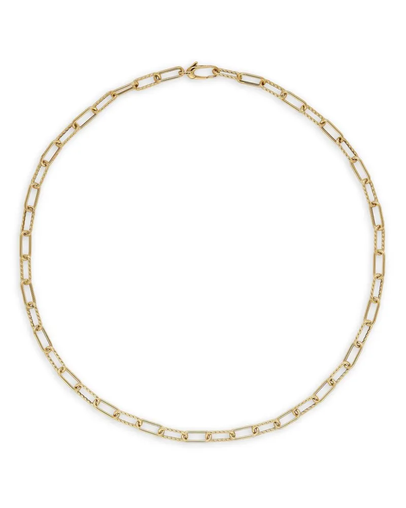 David Yurman 18kt DY Madison Gelbgoldhalskette 4mm Gold