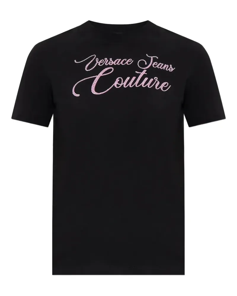 Versace Jeans cotton T-shirt - Schwarz Schwarz