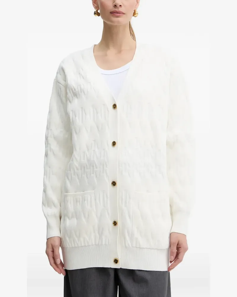 MARCIANO Los Angeles Geknöpfter Cardigan - Weiß Weiß
