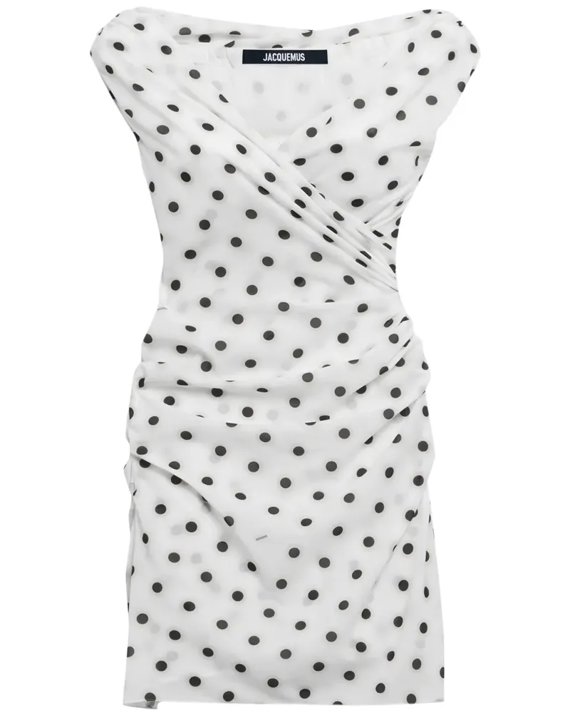 Jacquemus The Rita Kleid - Weiß Weiß