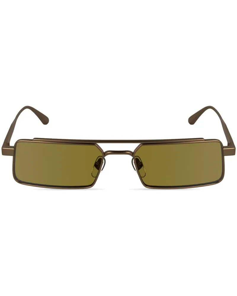 Calvin Klein Sonnenbrille mit eckigem Gestell - Gold Gold