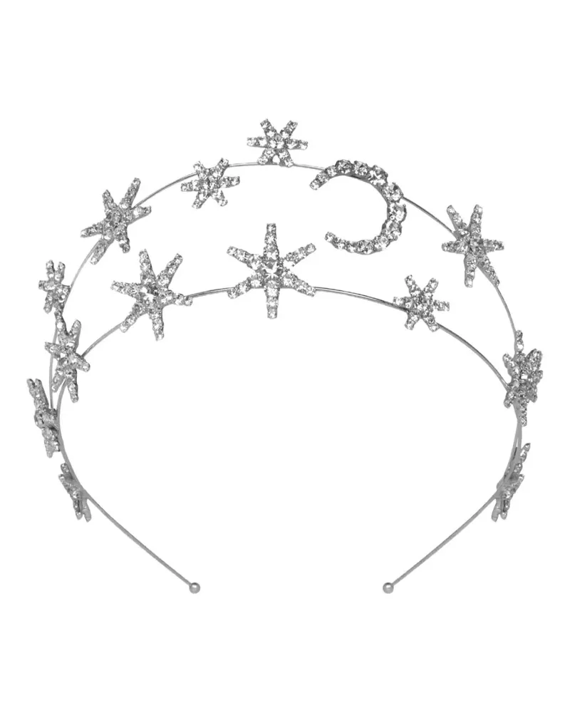 Jennifer Behr Celestina Tiara mit Sternen - Silber Silber
