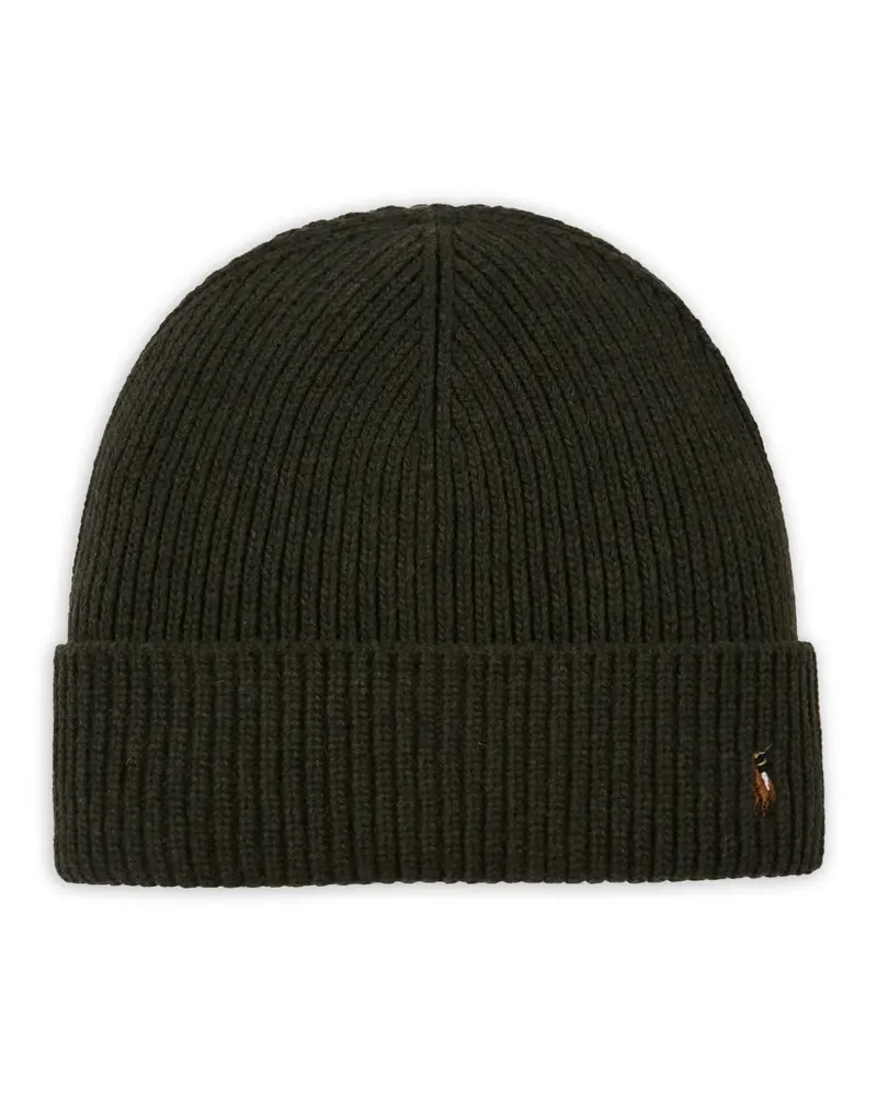 Ralph Lauren Beanie mit ikonischem Bündchen - Grün Grün