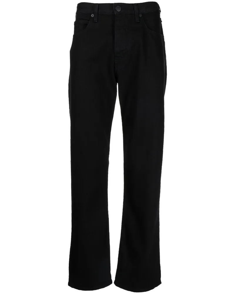 Emporio Armani Jeans mit geradem Bein - Schwarz Schwarz