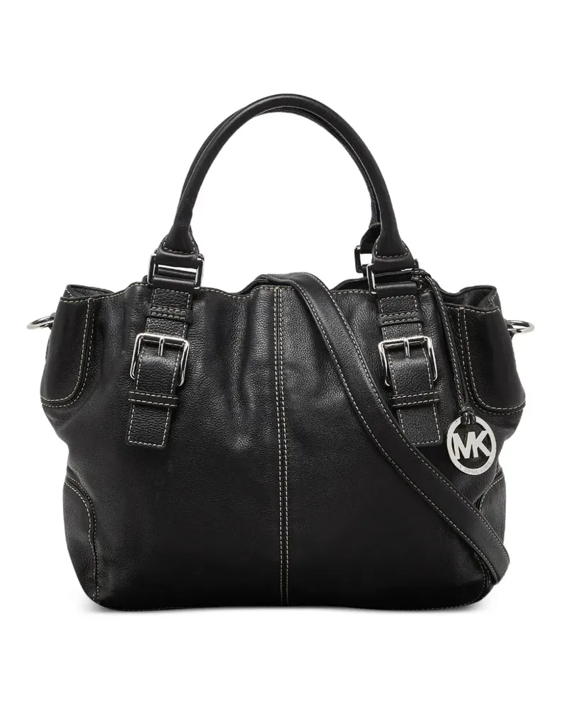 Michael Kors contrast-stitching tote bag - Schwarz Schwarz