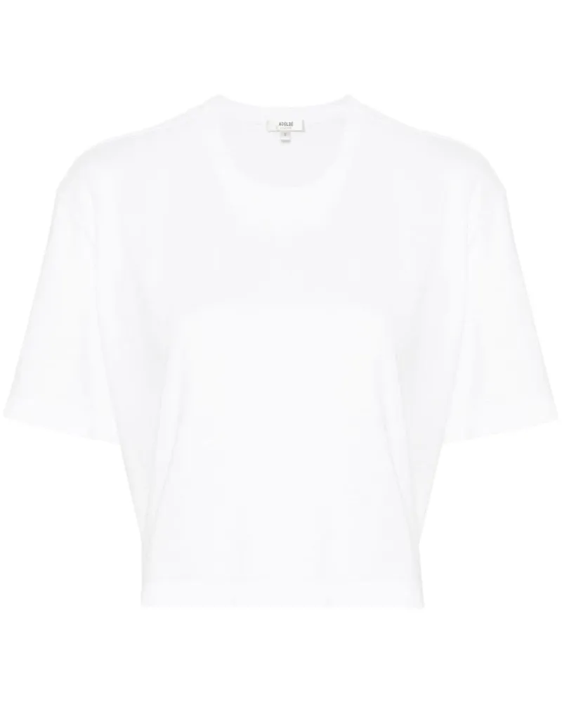 AGOLDE Anya Cropped-T-Shirt - Weiß Weiß