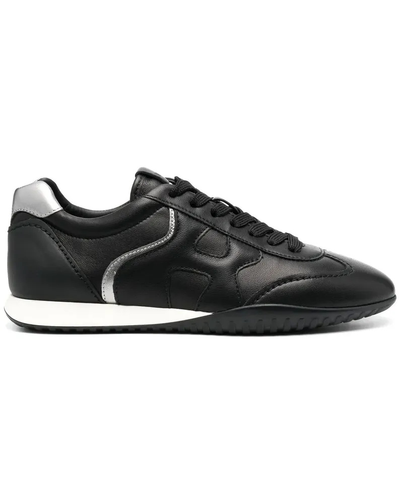 Hogan Sneakers mit Logo-Prägung - Schwarz Schwarz