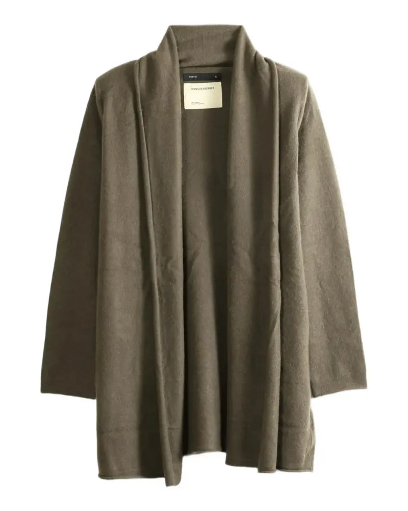 Frenckenberger shawl-collar open-front cardigan - Braun Braun