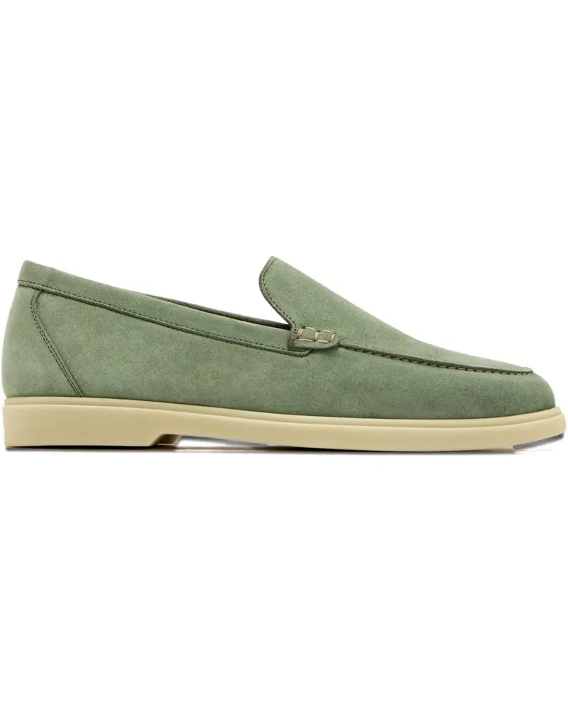 Magnanni Sophie Loafer aus Wildleder - Grün Grün