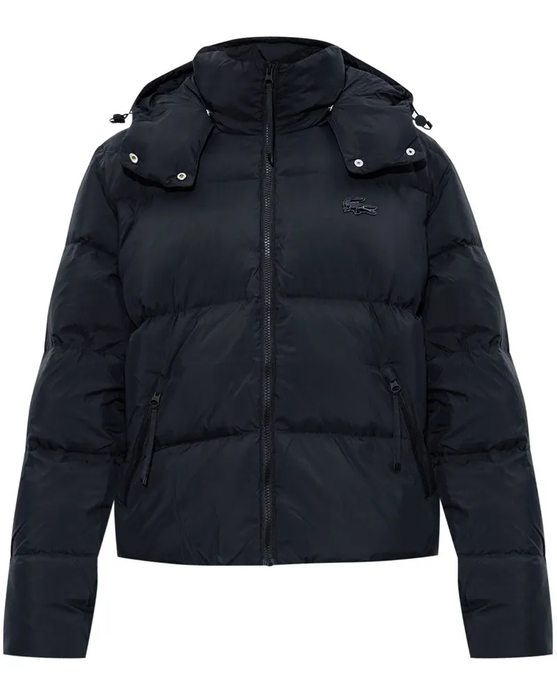 Lacoste Steppjacke mit Kapuze - Schwarz Schwarz