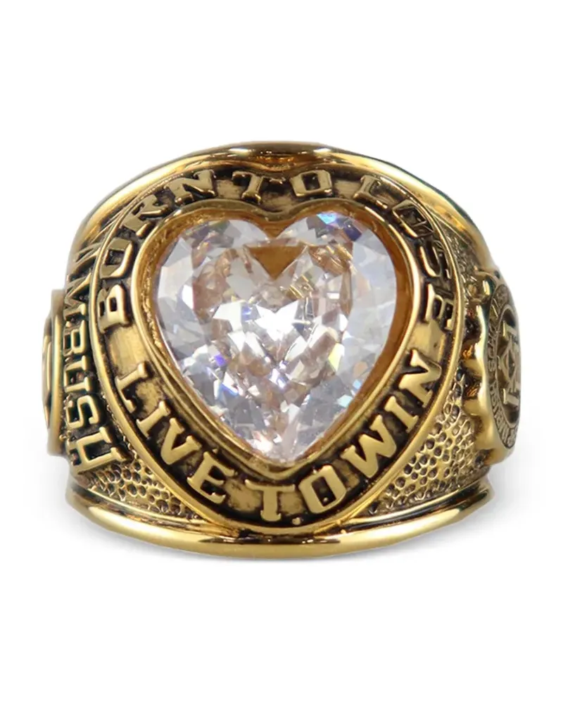 AMBUSH Heart Class Ring - Gold Gold