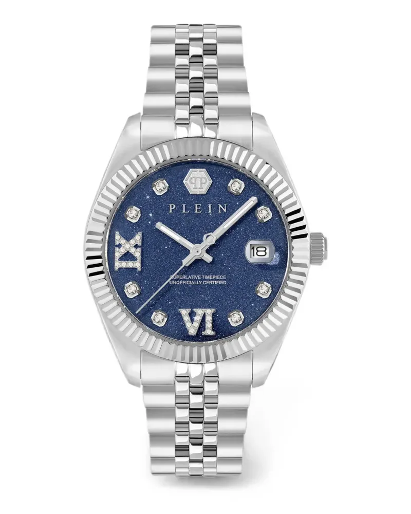 Philipp Plein Date Superlative Armbanduhr 34mm - Blau Blau