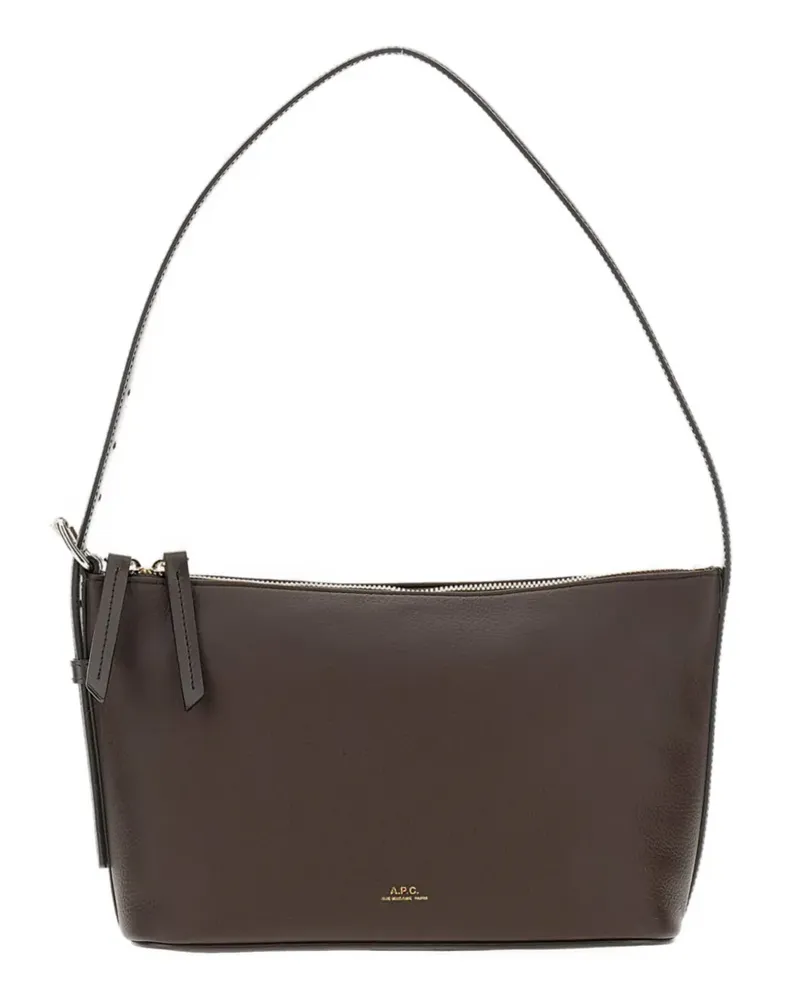 A.P.C. Vera Schultertasche - Braun Braun