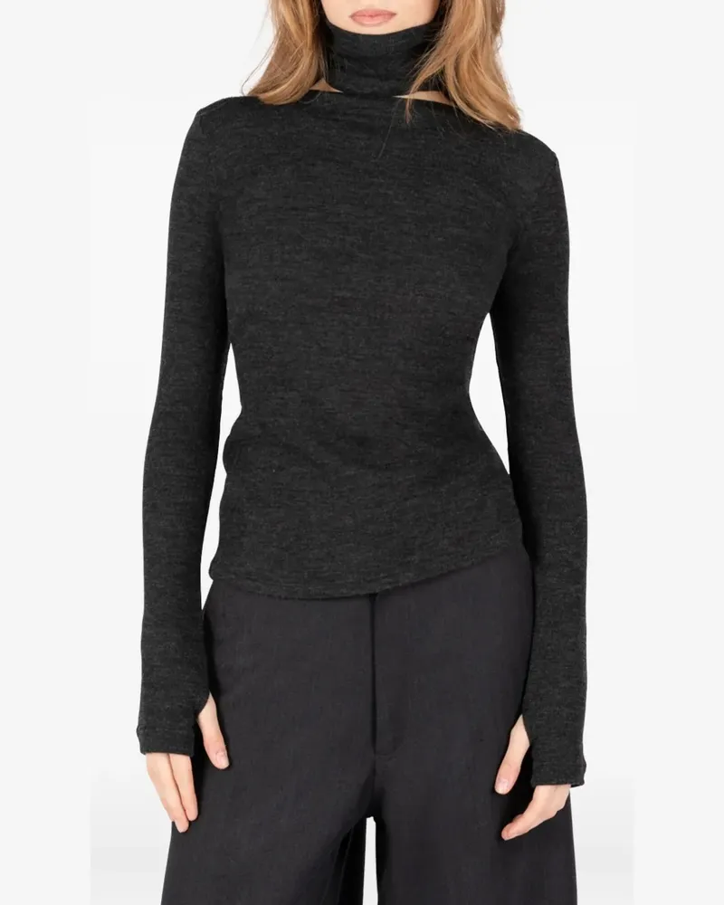 Société Anonyme T-Shirt mit Daumenlöchern - Grau Grau