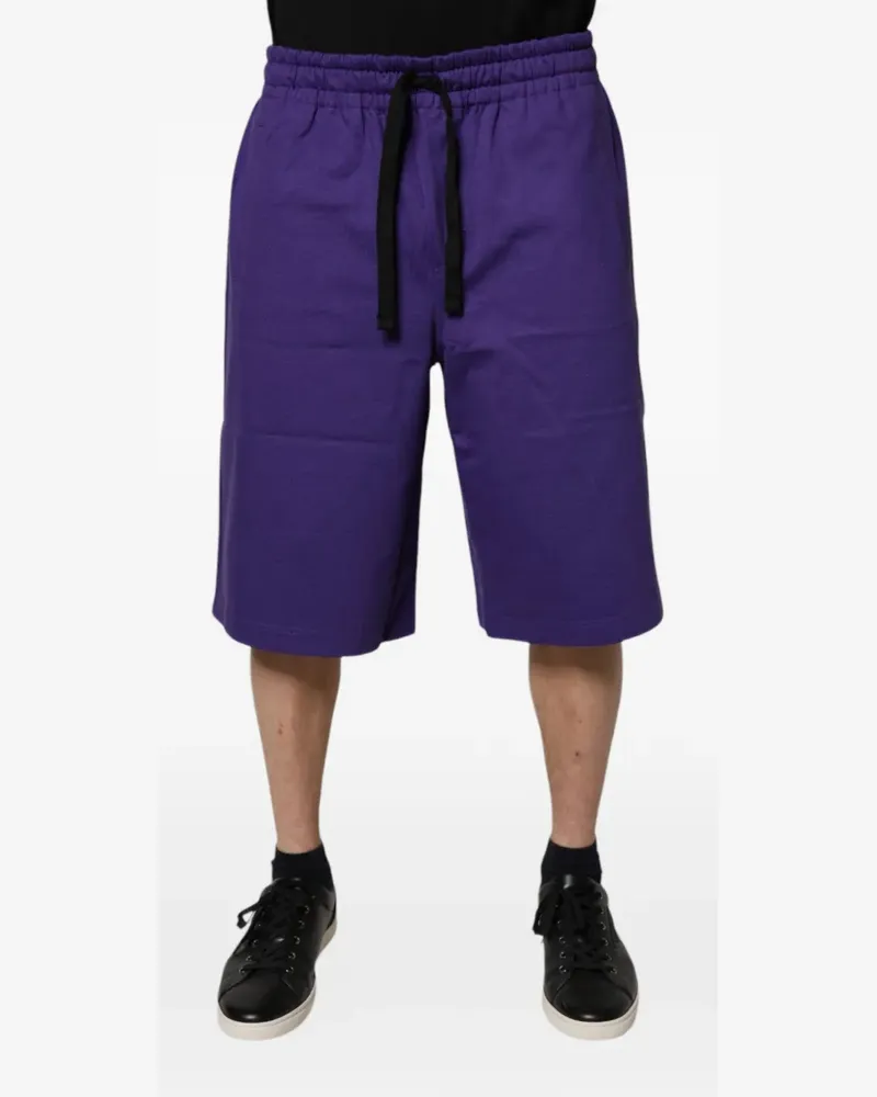 Dolce & Gabbana DG logo-print shorts - Violett Violett
