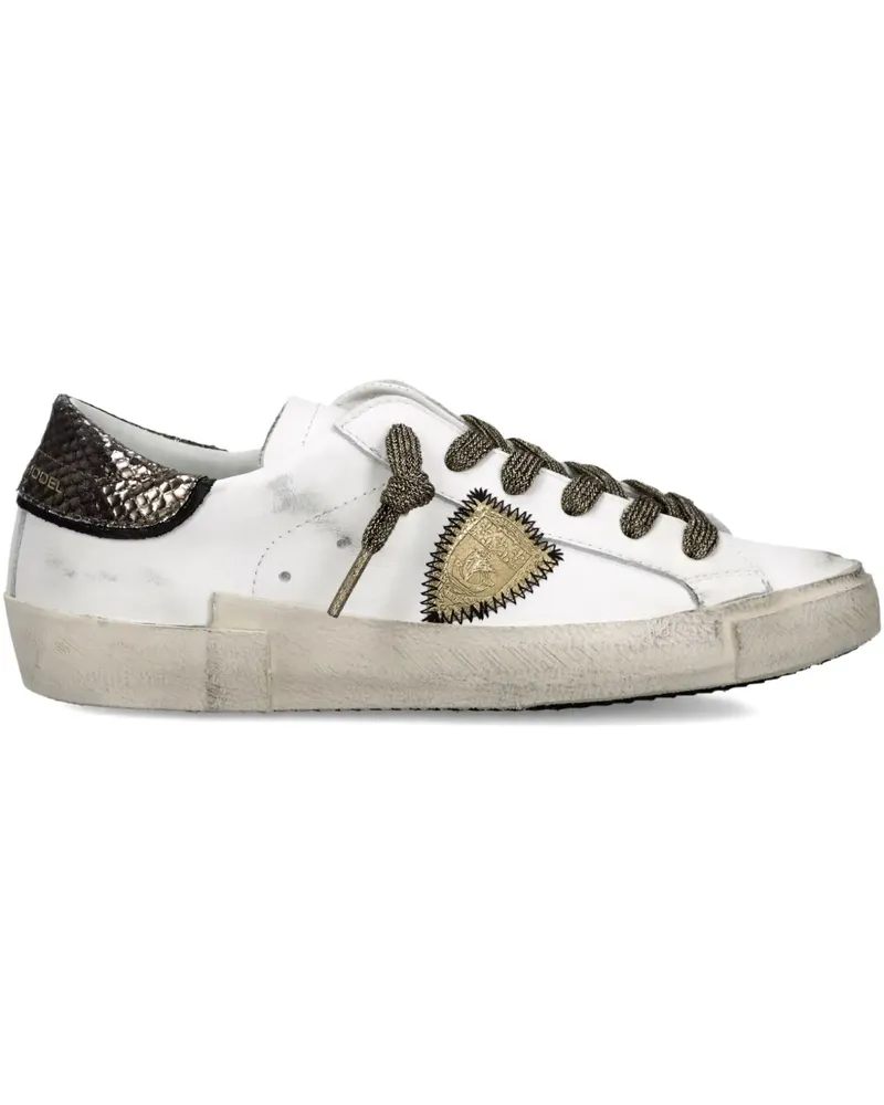 Philippe Model Sneakers mit Stickerei - Weiß Weiß