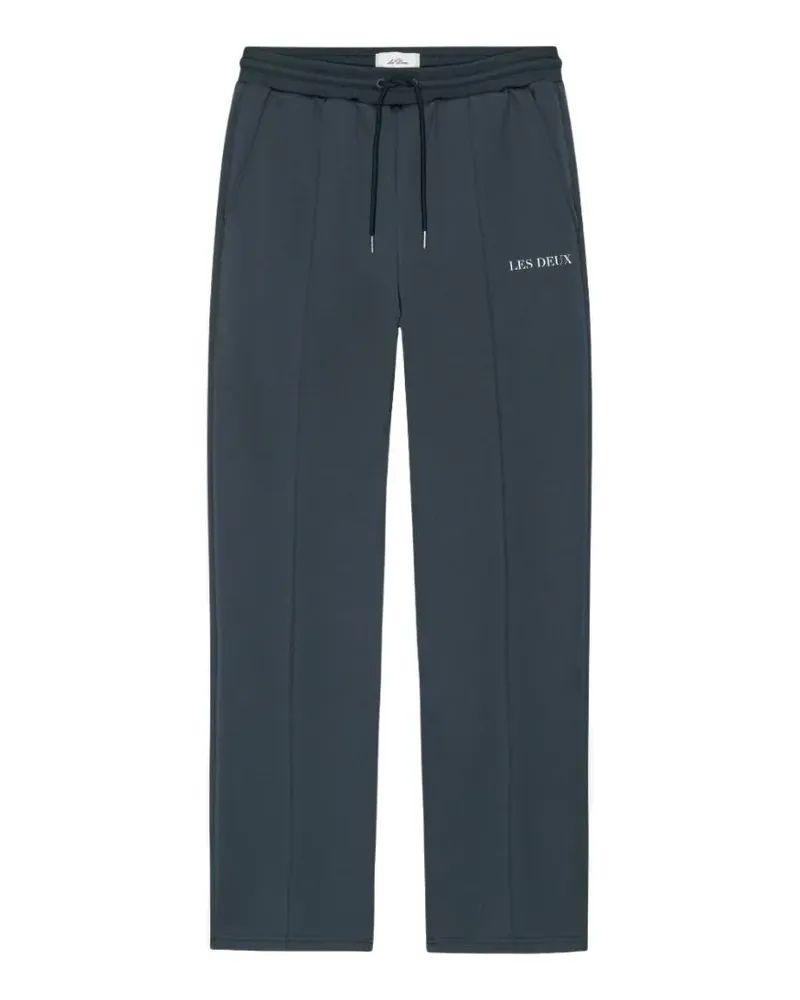 LES DEUX Baliier Crew logo-print track pants - Blau Blau