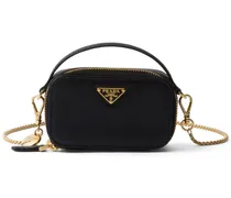 Saffiano Mini-Tasche - Schwarz