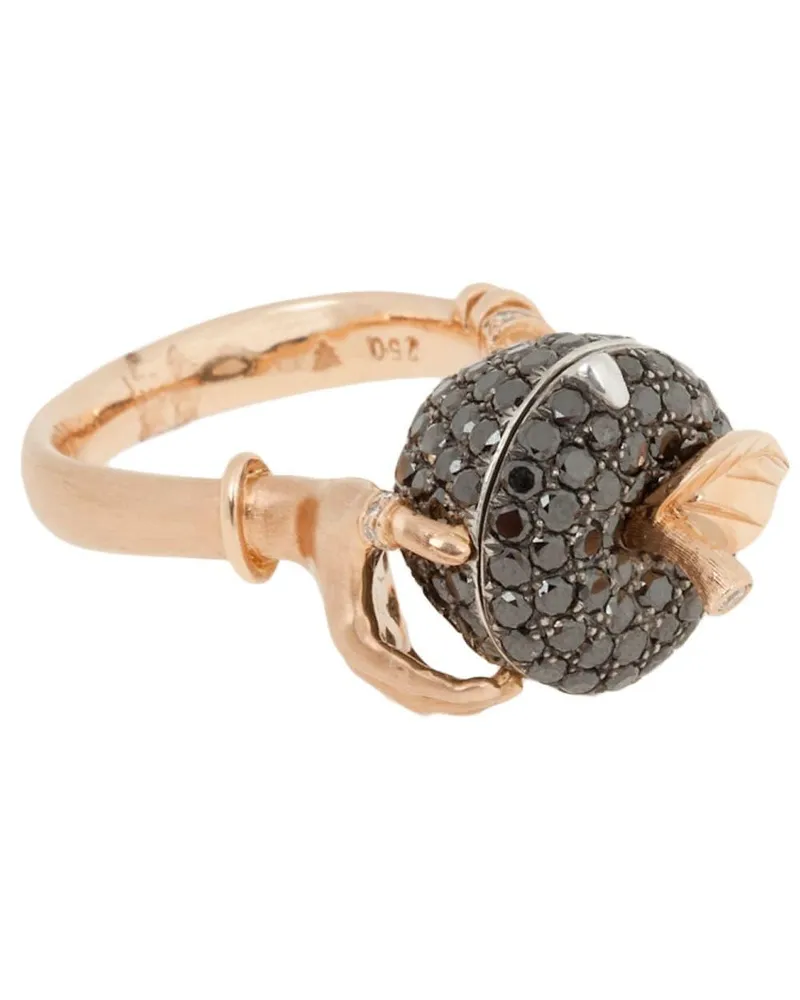Stephen Webster 18ct Rotgoldring mit Diamanten Gold