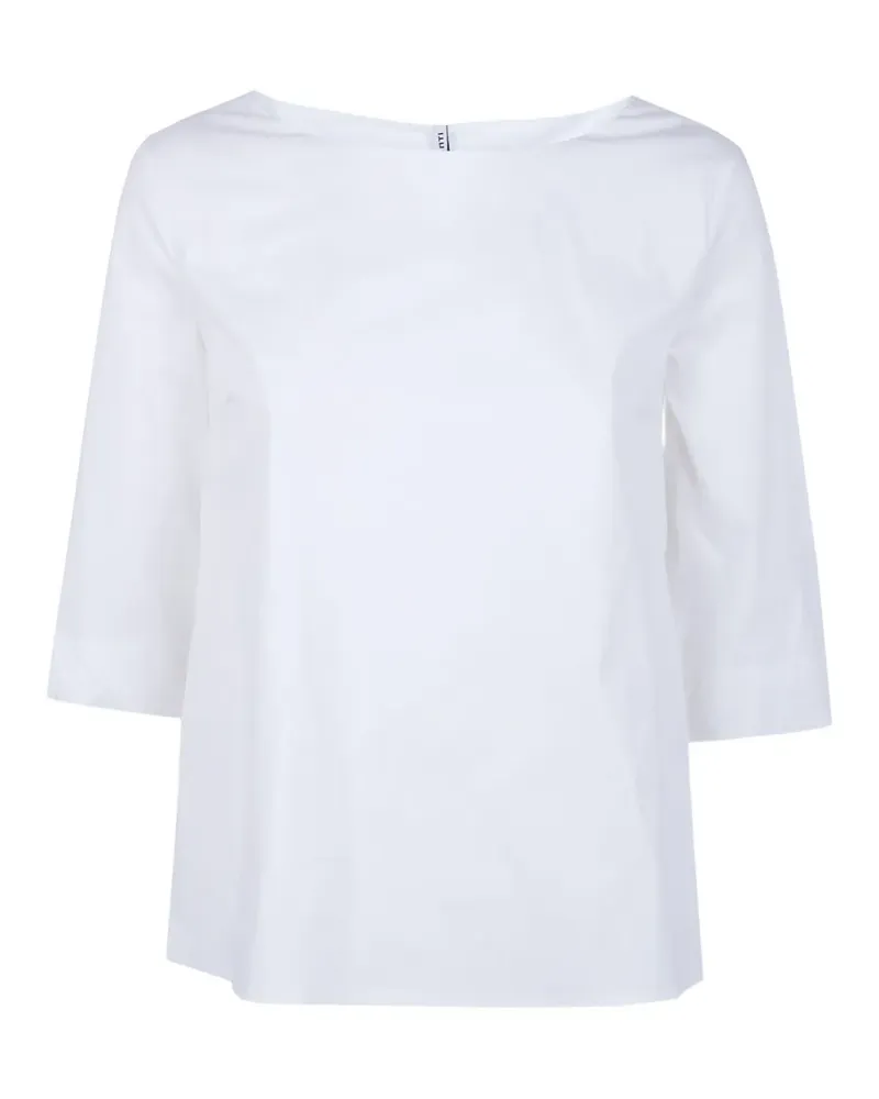 Liviana Conti boat-neck T-shirt - Weiß Weiß